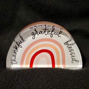Rainbow paper weight. NEW